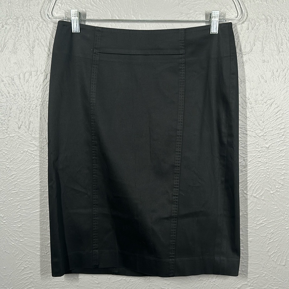 Ann Taylor LOFT Black Mini Pencil Skirt Women's Size 6